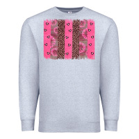 Heather Grey ribbon brush stoke Premium Sweatshirt - JahusDesignShop