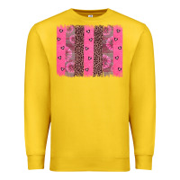 Lemon ribbon brush stoke Premium Sweatshirt - JahusDesignShop