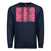 Navy ribbon brush stoke Premium Sweatshirt - JahusDesignShop