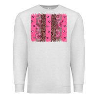Oatmeal Heather ribbon brush stoke Premium Sweatshirt - JahusDesignShop