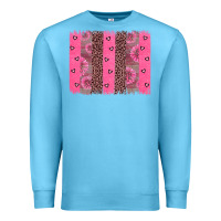 Ocean Blue ribbon brush stoke Premium Sweatshirt - JahusDesignShop