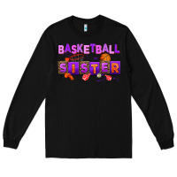 Black basketball sıster Long Sleeve Tee - AdoDesignShop