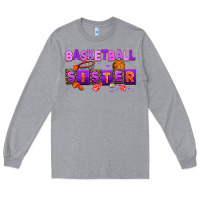 Heather Grey basketball sıster Long Sleeve Tee - AdoDesignShop