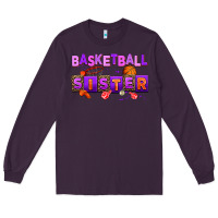 Plum basketball sıster Long Sleeve Tee - AdoDesignShop