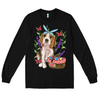 Black easter beagle Long Sleeve Tee - RanaPortraitStore