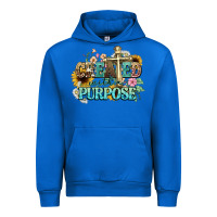 Cobalt created with a purpose Urban Hoodie - NancyCooperArtShop