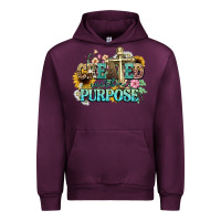 Mauve Wine created with a purpose Urban Hoodie - NancyCooperArtShop