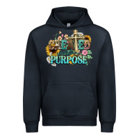 Navy created with a purpose Urban Hoodie - NancyCooperArtShop