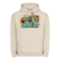 Pigment French Oak created with a purpose Urban Hoodie - NancyCooperArtShop