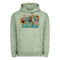 Pigment Oil Green created with a purpose Urban Hoodie - NancyCooperArtShop
