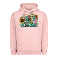 Pigment Salmon created with a purpose Urban Hoodie - NancyCooperArtShop