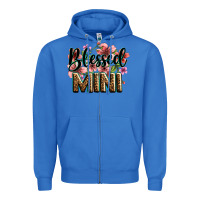 True Royal flowers blessed mini Zipper Hoodie - Zillion Design Studio