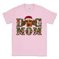 Bubblegum Pink christmas dog mom dachshund Classic Tee - RanaPortraitStore