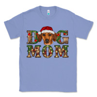 Colony Blue christmas dog mom dachshund Classic Tee - RanaPortraitStore