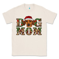 Natural christmas dog mom dachshund Classic Tee - RanaPortraitStore
