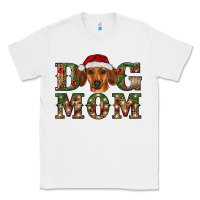 White christmas dog mom dachshund Classic Tee - RanaPortraitStore