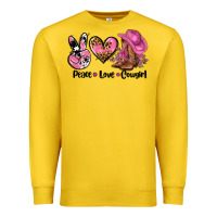 Lemon peace love  cowgirl Premium Sweatshirt - AdoDesignShop