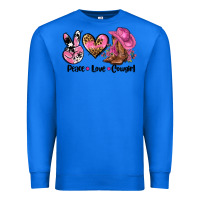 True Royal peace love  cowgirl Premium Sweatshirt - AdoDesignShop