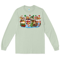 Matcha christmas cookie coffee cups Long Sleeve Tee - Zillion Design Studio