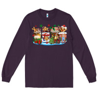 Plum christmas cookie coffee cups Long Sleeve Tee - Zillion Design Studio