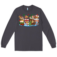 Smoke christmas cookie coffee cups Long Sleeve Tee - Zillion Design Studio