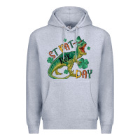 Heather Grey st patrex day Premium Hoodie - MaliasSmallBusiness