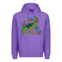 Purple st patrex day Premium Hoodie - MaliasSmallBusiness