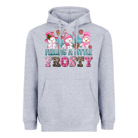 Heather Grey feelin' a little frosty Heavyweight Hoodie - AdoDesignShop