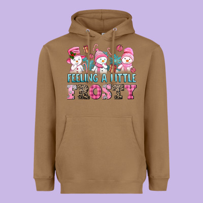 Feelin' A Little Frosty Heavyweight Hoodie Designed By Adodesignshop