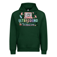 Forest Green ultrasound technician Urban Hoodie - MaliasSmallBusiness