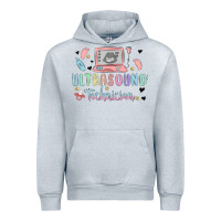 Heather Grey ultrasound technician Urban Hoodie - MaliasSmallBusiness