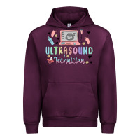 Mauve Wine ultrasound technician Urban Hoodie - MaliasSmallBusiness