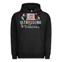 Pigment Black ultrasound technician Urban Hoodie - MaliasSmallBusiness