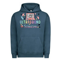 Pigment Midnight Navy ultrasound technician Urban Hoodie - MaliasSmallBusiness