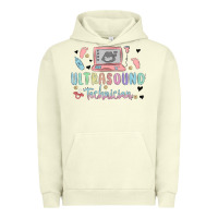 Pigment Pistachio ultrasound technician Urban Hoodie - MaliasSmallBusiness
