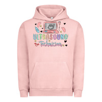 Pigment Salmon ultrasound technician Urban Hoodie - MaliasSmallBusiness