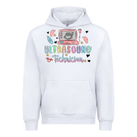 White ultrasound technician Urban Hoodie - MaliasSmallBusiness