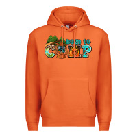Carrot born to camp with guitar Premium Hoodie - AdoDesignShop