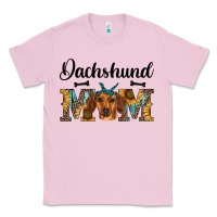 Bubblegum Pink western dachshund mom Classic Tee - RanaPortraitStore