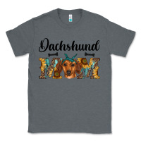 Charcoal Heather western dachshund mom Classic Tee - RanaPortraitStore