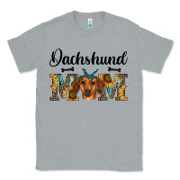 Heather Grey western dachshund mom Classic Tee - RanaPortraitStore