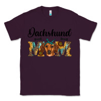 Plum western dachshund mom Classic Tee - RanaPortraitStore