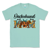 Seafoam western dachshund mom Classic Tee - RanaPortraitStore