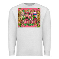 Oatmeal Heather cafecito y chisme coffee cups Premium Sweatshirt - Jasminsmagicworld