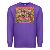 Purple cafecito y chisme coffee cups Premium Sweatshirt - Jasminsmagicworld