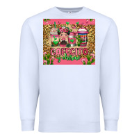 White cafecito y chisme coffee cups Premium Sweatshirt - Jasminsmagicworld