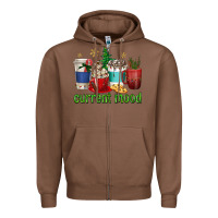 Chestnut coffee cups current mood Zipper Hoodie - texasbilliewilder