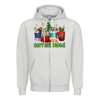 Dove Grey coffee cups current mood Zipper Hoodie - texasbilliewilder