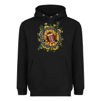Black football gemstone sunflower Heavyweight Hoodie - JahusDesignShop