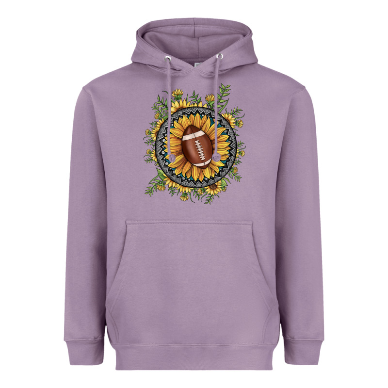 Football Gemstone Sunflower Heavyweight Hoodie by JahusDesignShop | Teevron
